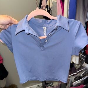 Blue Collared Polo Shirt